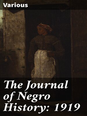 cover image of The Journal of Negro History